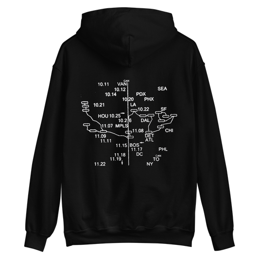 Zack Fox Route Hoodie - Black
