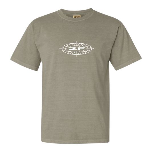 Zack Fox Globe Tee - Sandstone